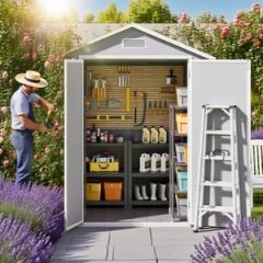 Easy-Install Backyard Water Proof Sheds for Garden Tools and Equipment - Image 3