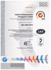ISO140012015 certificate of Adekom (Asia Pacific) Limited – certificate photo, supplier certificates section