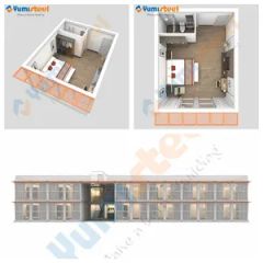 Japanese Style Prefabricated Modular Steel Structure Building Hotel Apartment Camp Prefab Capsule House Container House - Image 6