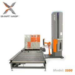 Online Fully Auto Pallet Wrapper Equipment Power 3kw Condition New Weight 1000kg Model NO. S300 Warranty 1 Year HS Code 84224000 - Image 1