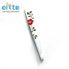 Eyebrow Tweezers with Colorful Printing - Image 1