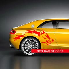 Wolf Totem Car Stickers Personality Decorative Car Rear Wheel Decal Door Stickers - Image 2