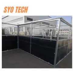 China Factory Horse Equipment HDPE Board Horse Stall with Roof - Image 5