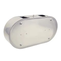 Multifunctional Double Roll Tissue Box Waterproof Bathroom Wall Mounted Stainless Steel Tissue Boxes - Image 4