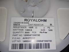Smd Resistance Form Factor Compact Resistance Type Fixed Mounting Method Surface Mount Power Rating Varies By - Image 1