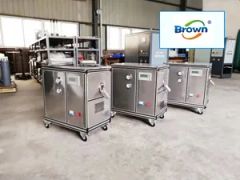 Dry Ice Pellet Making Machine Dry Ice Block Maker Origin China Weight 110kgs Condition New Trademark brown Ice Shape Bullet - Wuhan Brown Environment & Energy Co., Ltd.