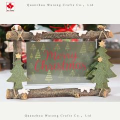 OEM Christmas Tree Photo Frame Indoor Decoration Resin Crafts - Image 1