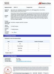 SGS3 certificate from SHIJIAZHUANG QIAZHENG INTERNATIONAL TRADE CO., LTD