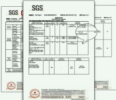 sgs test report certificate from Laiwu Trustworthy Import and Export Co., Ltd.