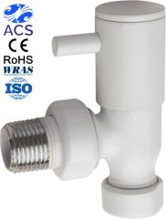 15mm Angle Radiator Valve White Paint Origin China HS Code 8481804090 Model NO. RV1511-WP Trademark COMFORT / OEM Production Capacity 100000000 - NINGBO COMFORT CO., LTD.