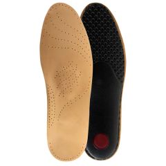 Arch Support Insoles Customized Quilted Leather Orthotic Design - Image 1