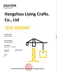Reach certificate from HANGZHOU LIYING CRAFTS CO., LIMITED