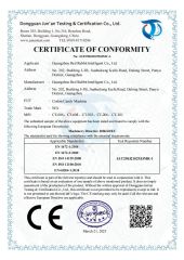 CE certificate from Guangdong Red Rabbit Technology Co., Ltd.
