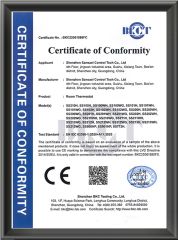 CE1 certificate from Shenzhen Sansael Controls Tech Co., Ltd