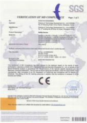 SGS certificate from Shenzhen Potential Industries Co., Ltd.