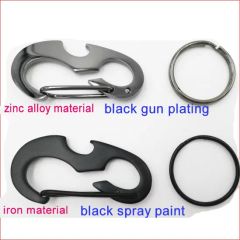 Small Size Round Shape Cheap Carabiner Metal Snap Hook Logo Custom Color Silver Condition New OEM/ODM Accepted Special Snap - Image 2