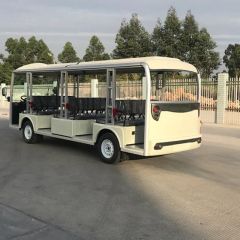 Airport Shuttle Electric Sightseeing Bus Origin China Model NO. 14 Power Electric Trademark Koosen Type Electric Bus Style Multipurpose - Image 6
