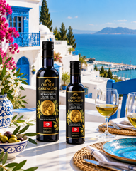 Oro Di Cartagine Tunisian Extra Virgin Olive Oil – 500ml Glass Bottle – Private Label Available - Image 3