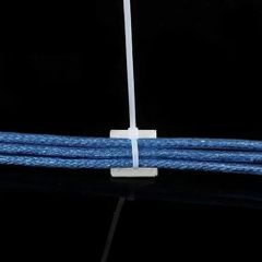 Plastic Cable Tie Mounts Finish Matte Shape Square Size 2x2 inch Material Plastic Color Yellow and - Image 3