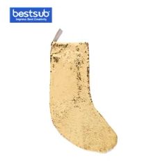 Sublimation Sequin Christmas Stocking Gold Silver SDWLP01G  - Image 6