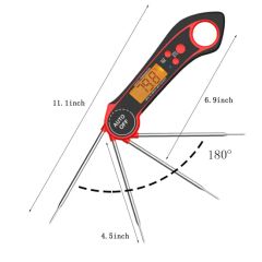 Wireless Food Thermometer A2 Digital 1°C ABS+TPU 304SS 15D CE FDA MOQ100 - Image 6
