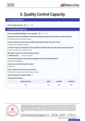 SGS certificate from Changxing Sanxing Textile Co., Ltd.