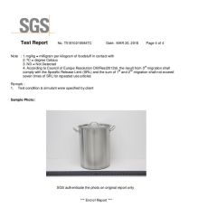 SGS certificate from Guangzhou Shunyi Long Trade Co., Ltd