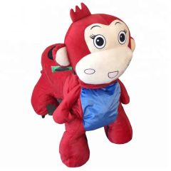 Hot Sale Coin Operated Stuffed Plush Animal Electric Ride for Mall - Image 3