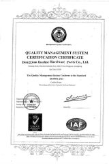 ISO9001:2015 certificate from Dongguan Gooduse Hardware Parts Co., Ltd.