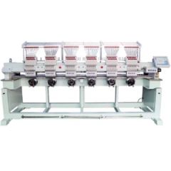 6 Heads Computerized Embroidery Machine WY9206CH 10" Touch Screen 9-15 Needle 1Y Warranty - Image 1