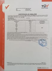 TÜV PROFiCERT-product Interior certificate from Capital Mineral Resources