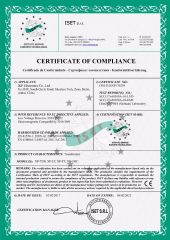 CE Certificate 2017 certificate from IKP ELECTRONICS CO., LTD.