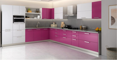 L shape Modular Kitchen Godrej Interior Warranty 10 Years Finish Matte & Gloss Brand GODREJ INTERIO Kitchen Shape L - Image 4