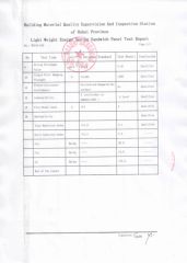 100mm Thickness Sandwich Panel Test Report certificate of Xiamen Zhongjingtai Building Materials Co., Ltd. – certificate photo, supplier certificates section