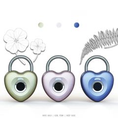 Mini Fingerprint Lock Child Safety Cabinet Locks for Babies Pad Lock - Image 4