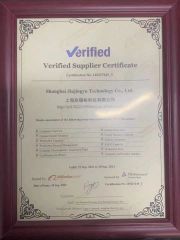 TÜV Rheinland certificate from Shanghai Jiujingyu Technology Co., Ltd.