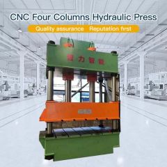 CNC Four Columns Steel Sheet Deep Drawing Hydraulic Press Condition New Control Method CNC Motor Power 5.5 Kw Model NO. Y32-315T - Image 3