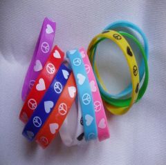Fashion Custom Silicone Glow Bracelets - Image 1