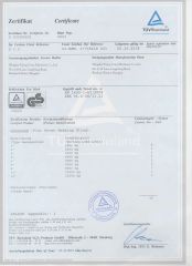 GS certification of webbing sling certificate from Shanghai Yiying Crane Machinery Co., Ltd.