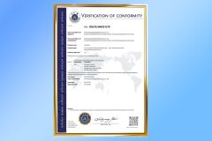 Certificate certificate from Shandong Gold Dafeng Machinery Co., Ltd.