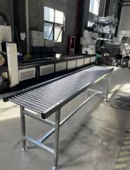 Custom Length Steel Gravity Roller Conveyor for Efficient Warehousing - Image 1