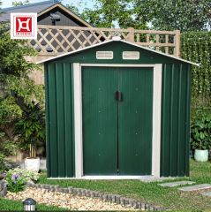 10X8FT Outdoor Garden Storage Shed Backyard Metal Portable Mobile Sheds - Image 4