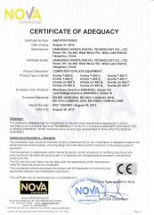 Nova certificate certificate from Hangzhou Ecoographix Digital Technology Co., Ltd.