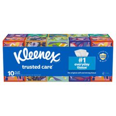 Comfortable Kleenex Facial Tissues 2-Ply Box For Gentle Facial Wiping With Convenient Storage And Easy Access - Image 1