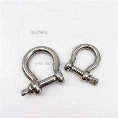 Bow Shackle Stainless Steel Shackle Color Silver Condition New Origin Xinghua HS Code 73182900 Model NO. 2-50mm Trademark - Image 4