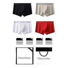 Men's Custom Art Printing Boxer Shorts Breathable Underwear - Image 5