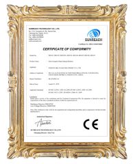 CE Certificate Of Glass Drilling machine certificate from Guangzhou S&K Glass Machinery Co., Ltd.
