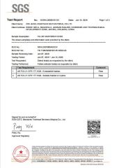 FDA Certificate certificate from Zhejiang Zhaoyuan New Materials Co., Ltd