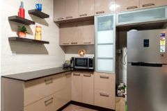 Modern Semi Modular Kitchen Services Finish Gloss Material Wooden Brand Magical Designs Kitchen Shape Straight Service Location Type - Image 9