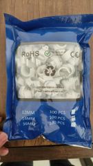 White Hi Tech 14mm PVC Cable Clip, Packaging Size: 100 pieces/packet - Image 2